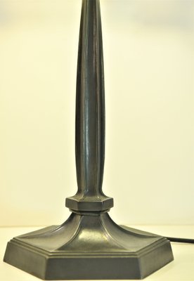 Swedish Table Lamp in Metal and Glass, 1920s-UDU-1815215