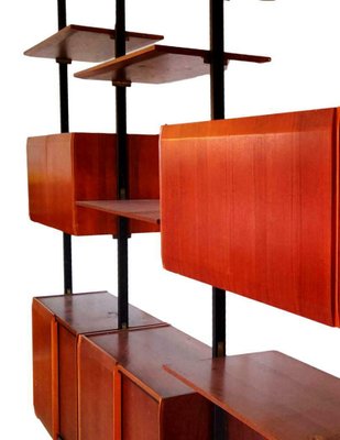 Swedish Teak and Brass Terra Library, 1960s-FIP-1153097