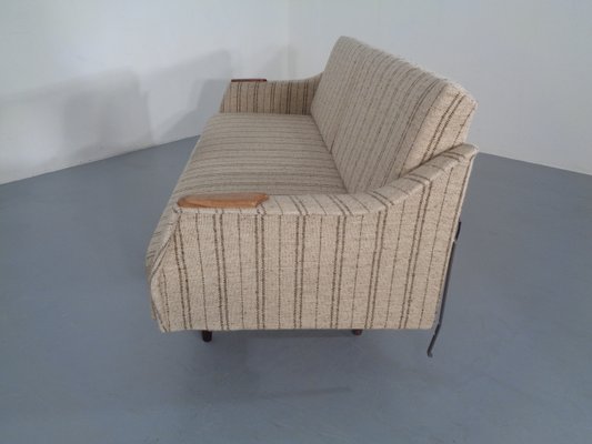 Swedish Teak and Wool Sofa Daybed, 1950s-RDW-706276