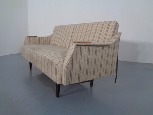 Swedish Teak and Wool Sofa Daybed, 1950s-RDW-706276