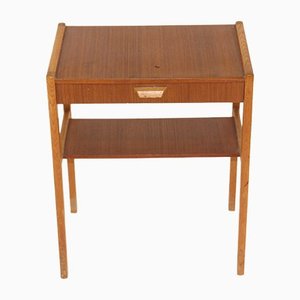 Swedish Teak Bedside Table, 1960s-GEK-1315455