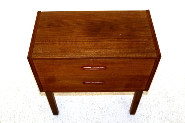 Swedish Teak & Beech Chest of Drawers, 1960s-GEK-867760