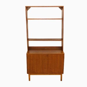 Swedish Teak & Beech Wall Unit, 1960s-GEK-840819