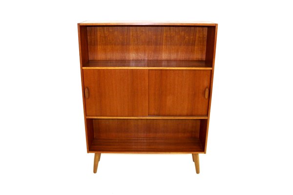 Swedish Teak Bookcase, 1960s-GEK-876009