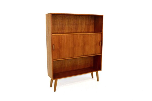 Swedish Teak Bookcase, 1960s-GEK-876009