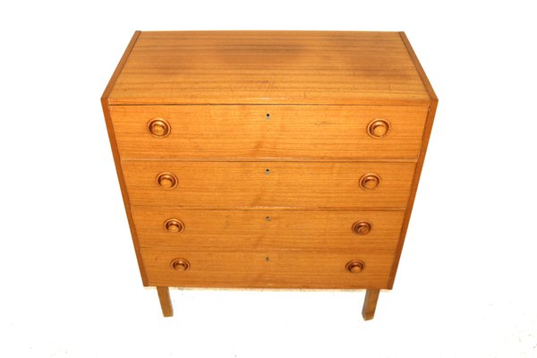 Swedish Teak Chest of Drawers, 1960s-GEK-867791