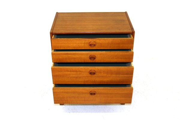 Swedish Teak Chest of Drawers, 1960s-GEK-875807