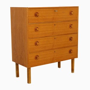 Swedish Teak Chest of Drawers, 1960s-GEK-867791