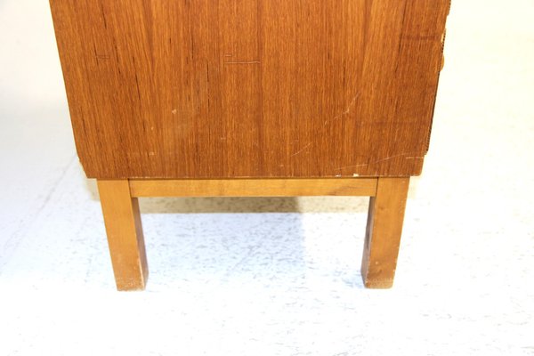 Swedish Teak Chest of Drawers Tallboy, 1960s-GEK-1315479