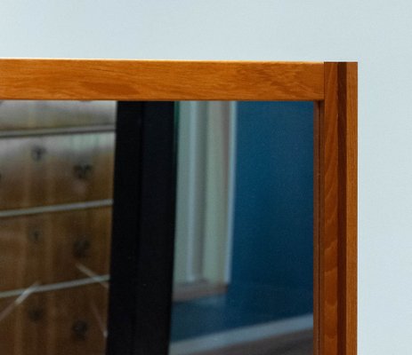 Swedish Teak Chest with Matching Mirror Charmant Series by Fröseke, 1960s, Set of 2-JE-1701953