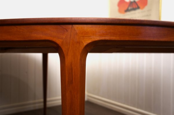 Swedish Teak Dining Table "Facett" by Bertil Fridhagen for Bodafors, 1950s-UDU-1816125