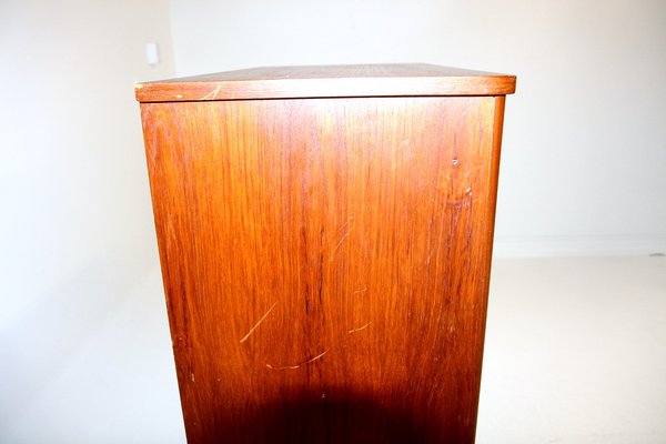 Swedish Teak Dresser Tallboy, 1950s-GEK-1094681