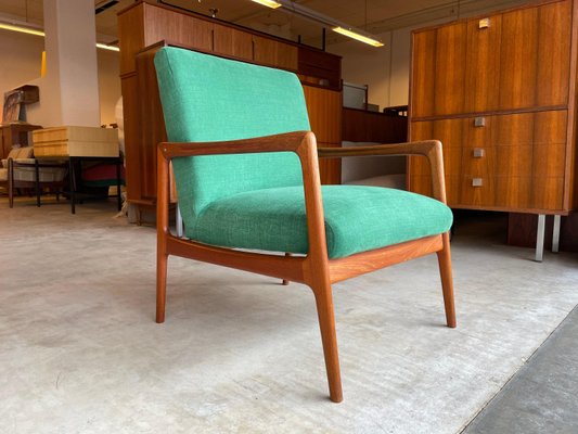 Swedish Teak Easy Chair by Alf Svensson for DUX, 1950s-WSA-899565