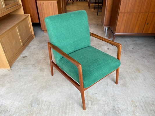 Swedish Teak Easy Chair by Alf Svensson for DUX, 1950s-WSA-899565