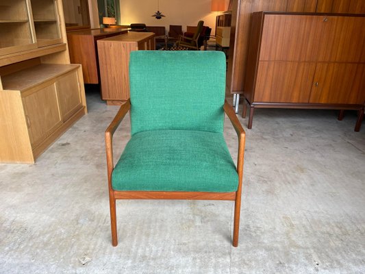 Swedish Teak Easy Chair by Alf Svensson for DUX, 1950s-WSA-899565