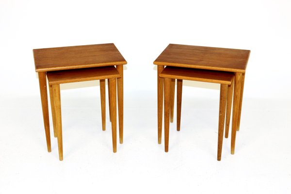 Swedish Teak Nesting Tables, 1960s, Set of 2-GEK-875815