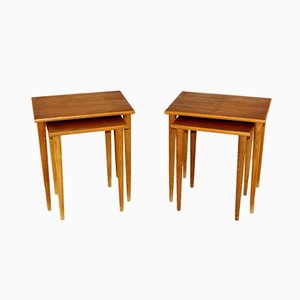 Swedish Teak Nesting Tables, 1960s, Set of 2-GEK-875815