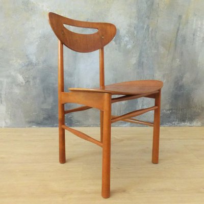 Swedish Teak Side Chair, 1950s-WK-1160492