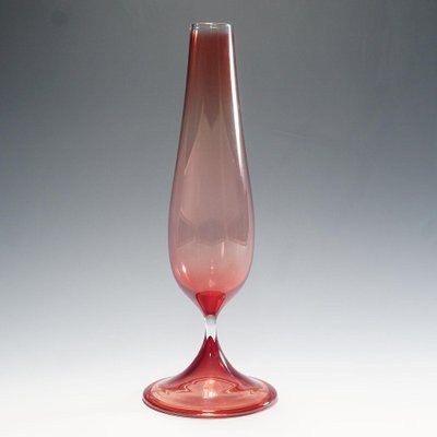 Swedish Tulip Vase by Nils Landberg for Orrefors, 1957-KJP-1161862