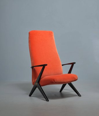 Swedish Velvet Armchair by Bengt Ruda, 1950s-KJ-2035948