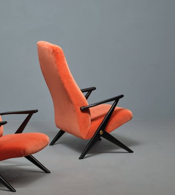 Swedish Velvet Armchair by Bengt Ruda, 1950s-KJ-2035948