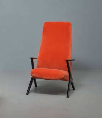 Swedish Velvet Armchair by Bengt Ruda, 1950s-KJ-2035948