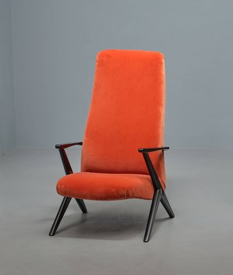 Swedish Velvet Armchair by Bengt Ruda, 1950s-KJ-2035948