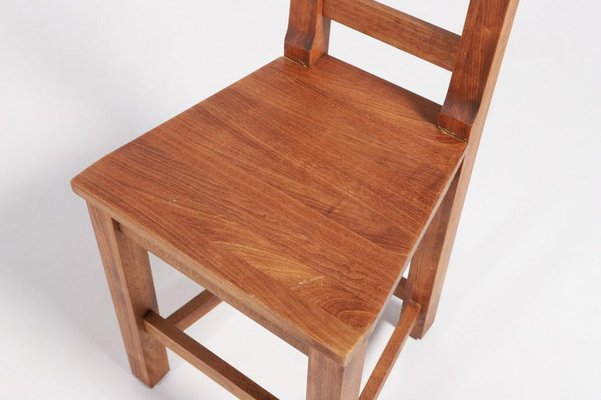 Swedish Walnut Dining Chairs by Sven Larsson, Set of 4-KMC-975266