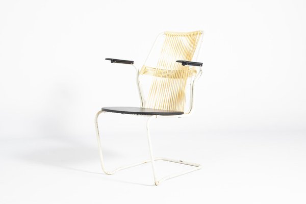 Swedish Wire Back Armchair, 1960s-KMC-869560