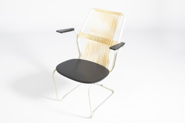 Swedish Wire Back Armchair, 1960s-KMC-869560