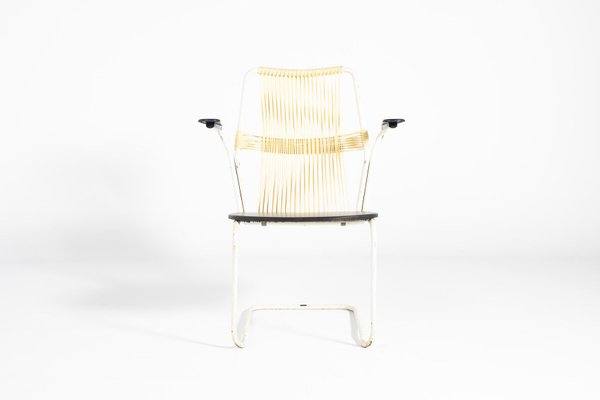 Swedish Wire Back Armchair, 1960s-KMC-869560