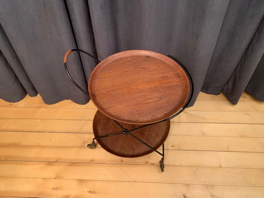 Swedish Yeary Veneer Bar Cart, 1960s-VQM-1175288