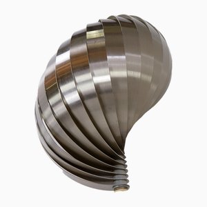 Swelling Aluminium Sconce by Henri Mathieu, 1970s-NYF-2018910