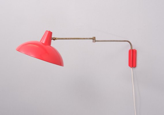 Swing-Arm Wall Lamp by J.M.M. Hoogervorst for Anvia, Holland, 1960s-GCG-1817487