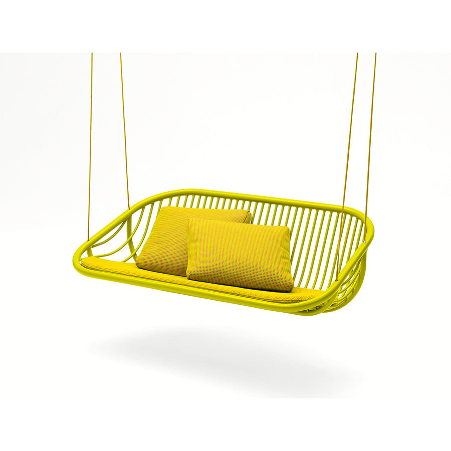 Swing - Aluminium garden swing seat by Paola Lenti