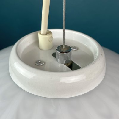 Swirl Murano Glass Pendant Lamp, Italy, 1980s-WQC-1105366