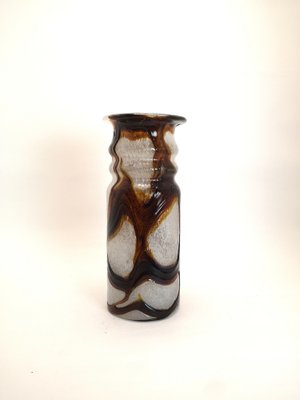 Swirly Multicolored Handmade Glass Vase, 1970s-UWE-1160220