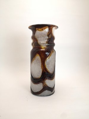 Swirly Multicolored Handmade Glass Vase, 1970s-UWE-1160220