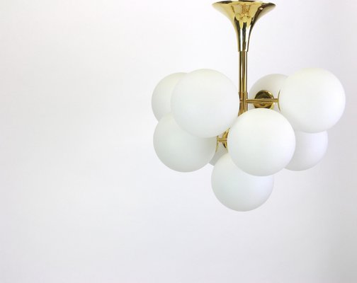 Swiss Atomic Brass Chandelier, 1960s-UGR-1085557