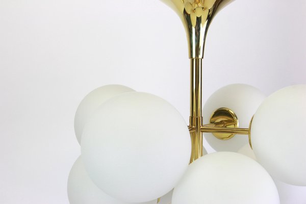 Swiss Atomic Brass Chandelier, 1960s-UGR-1085557