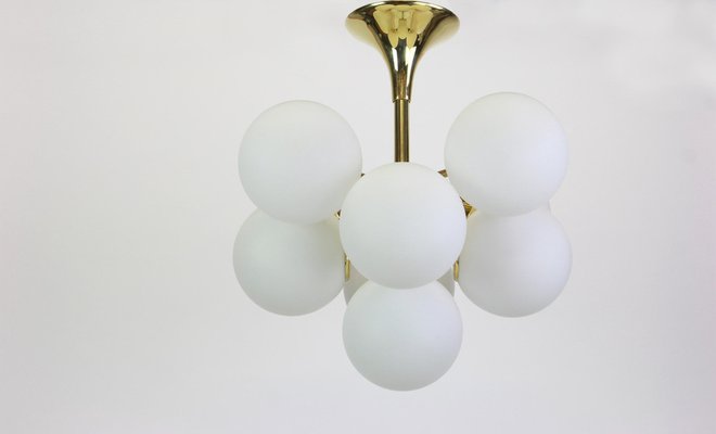 Swiss Atomic Brass Chandelier, 1960s-UGR-1085557