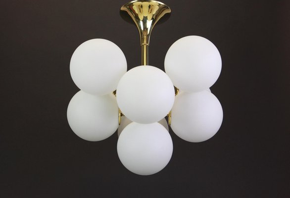 Swiss Atomic Brass Chandelier, 1960s-UGR-1085557