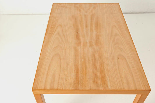 Swiss Beech and Walnut Dining Table, 1950s