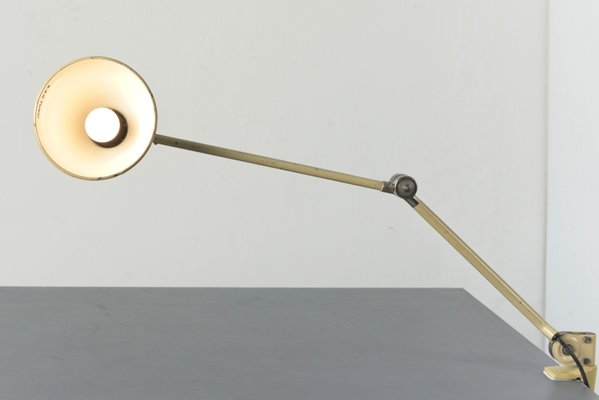 Swiss Cream-Colored Clamp Table Lamp from B.A.G. Turgi, 1930s-LOB-864849