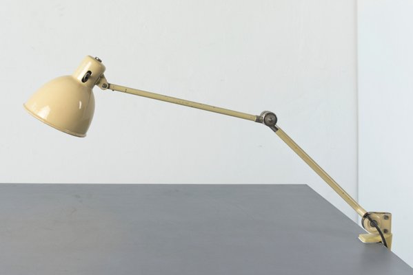 Swiss Cream-Colored Clamp Table Lamp from B.A.G. Turgi, 1930s-LOB-864849