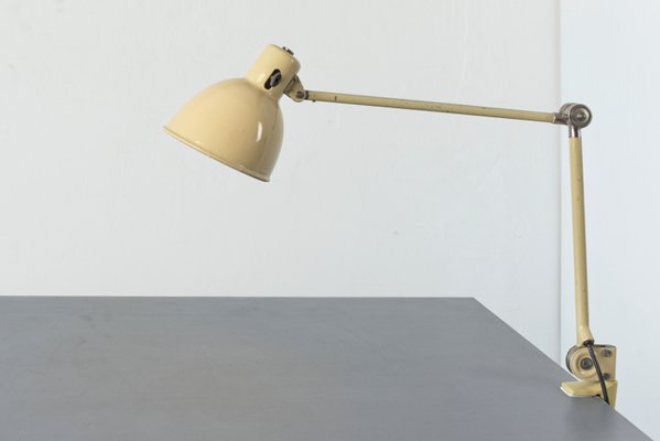 Swiss Cream-Colored Clamp Table Lamp from B.A.G. Turgi, 1930s-LOB-864849