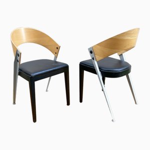 Swiss Dining Chairs from Horgen-Glarus Ag Møbelfabrik, 1960s, Set of 2-UXO-2034600