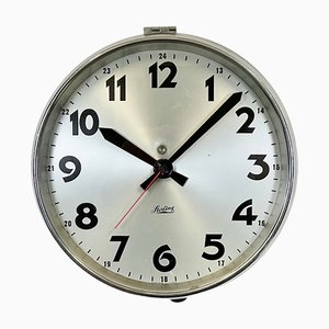 Swiss Industrial Wall Clock from Sterling, 1960s-CGF-1438751