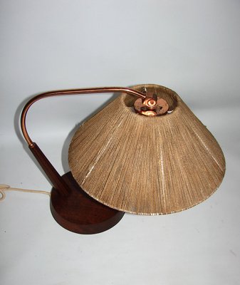 Swiss Temde Table Lamp in Teak, 1960s-XHP-1389541