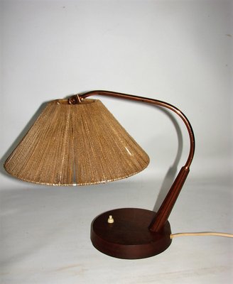 Swiss Temde Table Lamp in Teak, 1960s-XHP-1389541